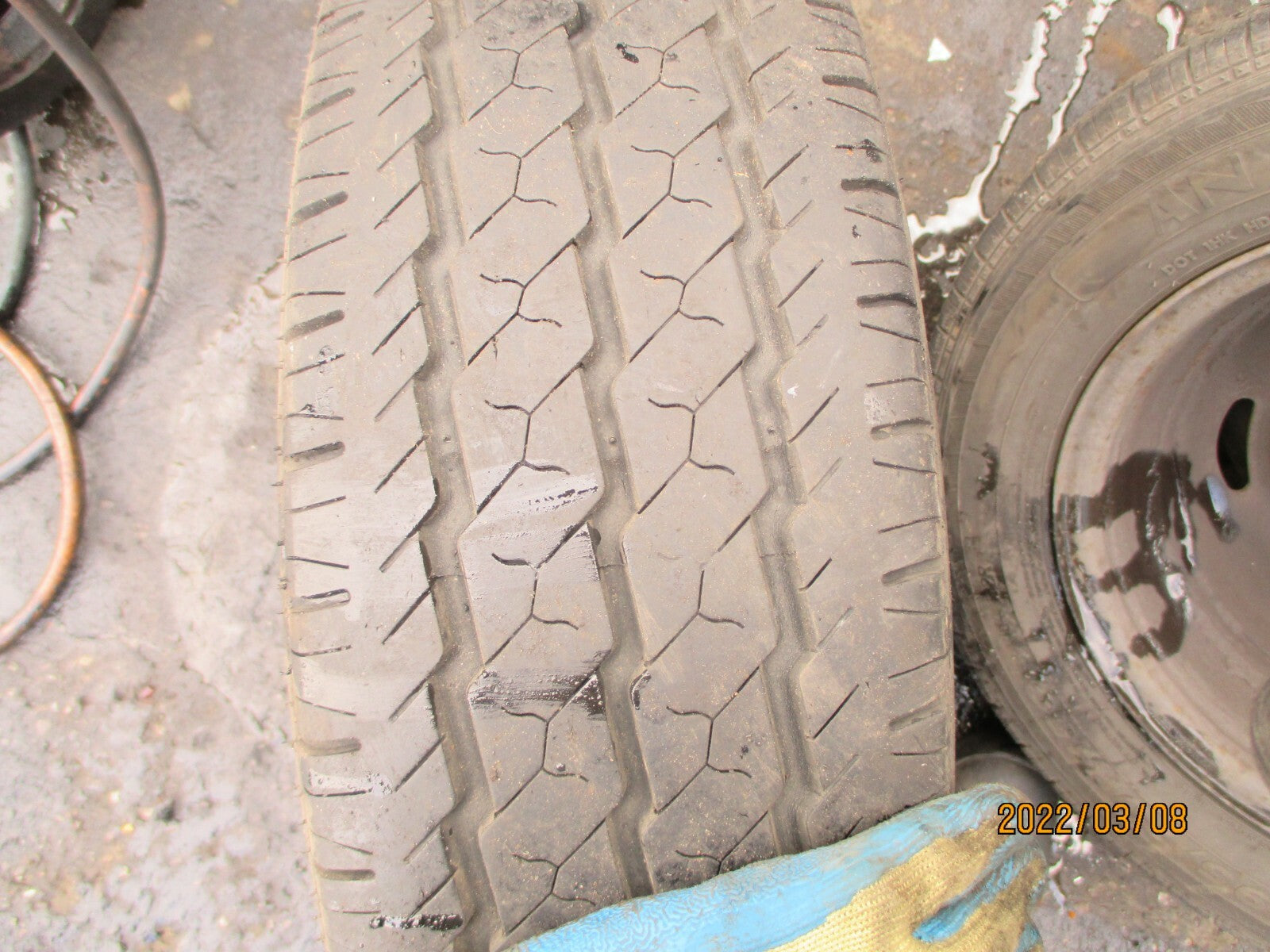 FORD TRANSIT 2004 MK6 STEEL WHEEL WITH TYRE 195/70R15 ANNAITE 195 70 15 INCH