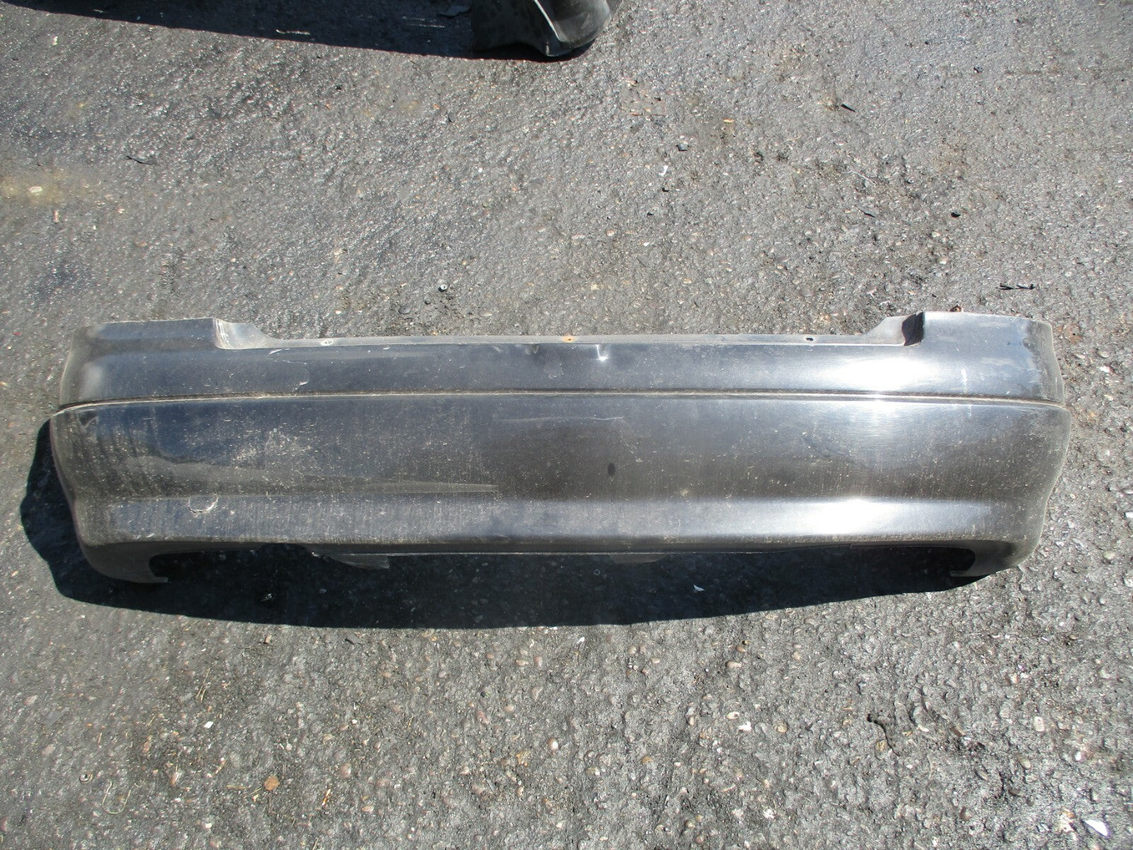 VAUXHALL ASTRA G 2001 MK4 COMPLETE REAR BACK PLASTIC BUMPER IN BLACK