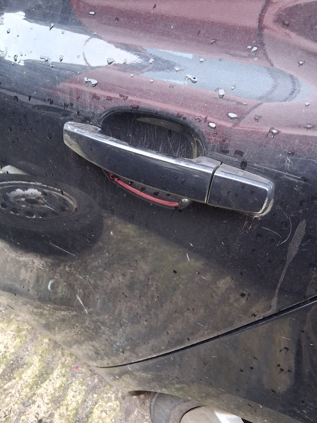 2014 VAUXHALL ZAFIRA TOURER C MK3 NSR PASSENGER SIDE REAR EXTERIOR DOOR HANDLE