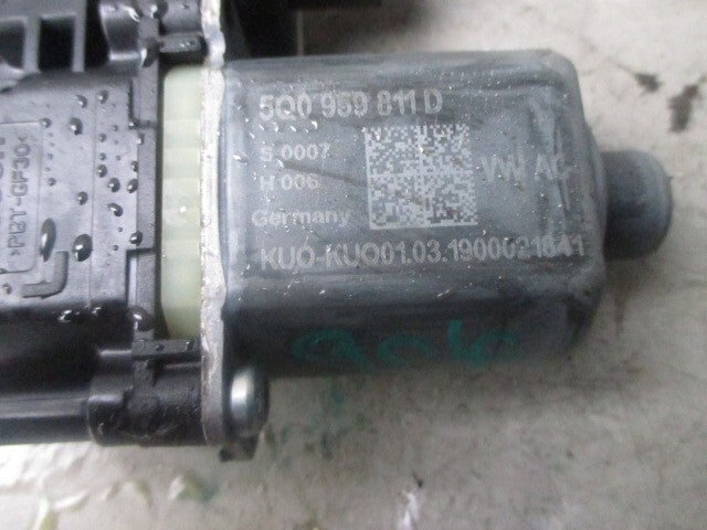 2019 VW VOLKSWAGEN GOLF NSF PASSENGERS FRONT WINDOW MOTOR REGULATOR 5Q0959811D