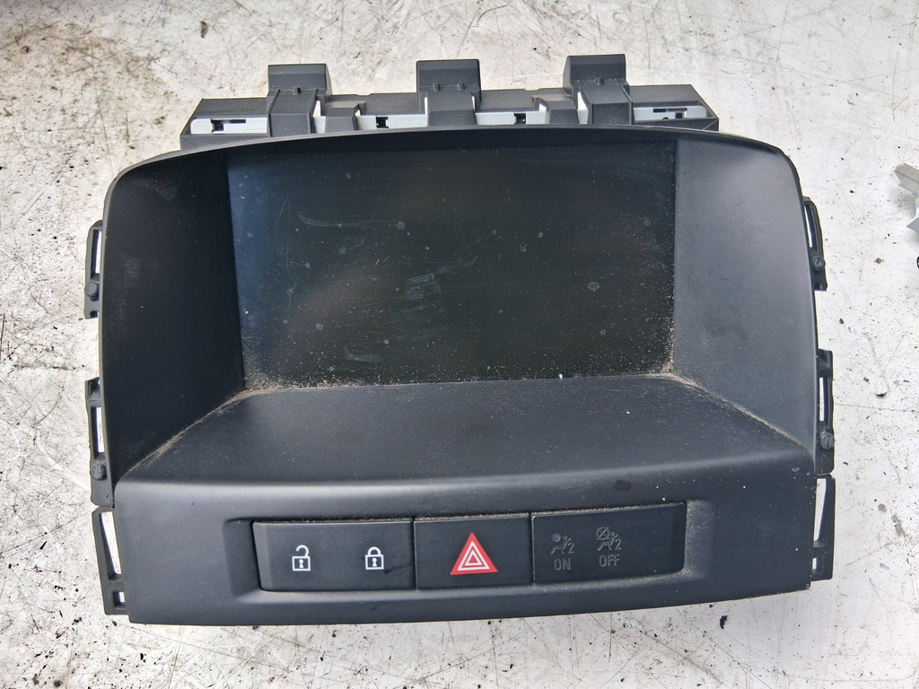 2013 VAUXHALL ASTRA J SAT NAV MULTIMEDIA RADIO DISPLAY SCREEN 95196687