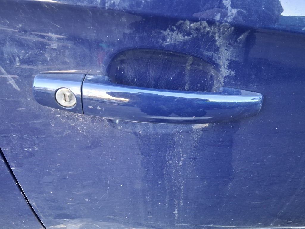 2016 VAUXHALL CORSA E OSF DRIVER SIDE FRONT RIGHT EXTERIOR DOOR HANDLE BLUE