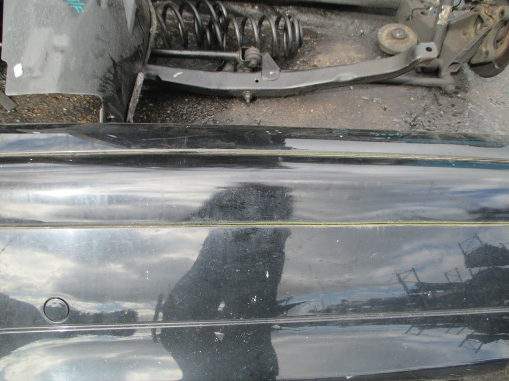 CITROEN C3 2006 COMPLETE REAR BACK BLACK PLASTIC GLOSS BLACK BUMPER