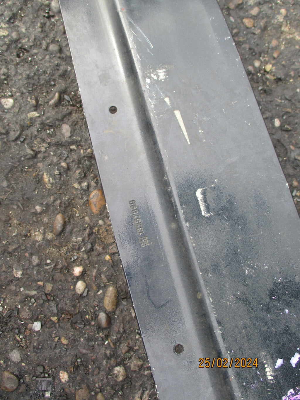 VAUXHALL MERIVA B 2010 FRONT BUMPER CRASH REINFORCEMENT BAR BLACK