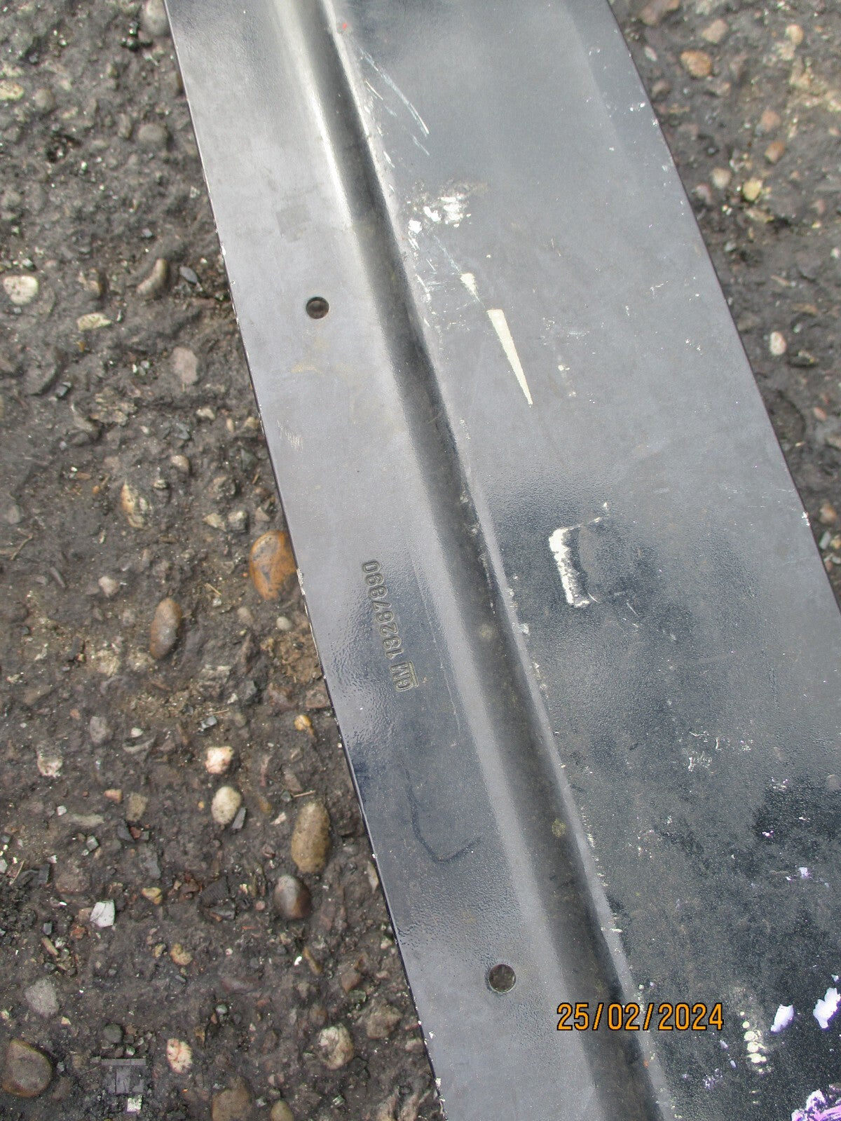 VAUXHALL MERIVA B 2010 FRONT BUMPER CRASH REINFORCEMENT BAR BLACK