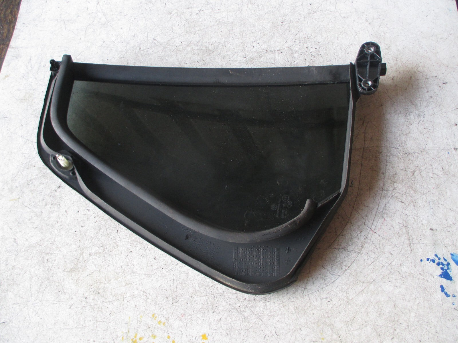 VW VOLKSWAGEN GOLF MK7 2016 5 DOOR NSR PASSENGER SIDE REAR QUARTER WINDOW GLASS
