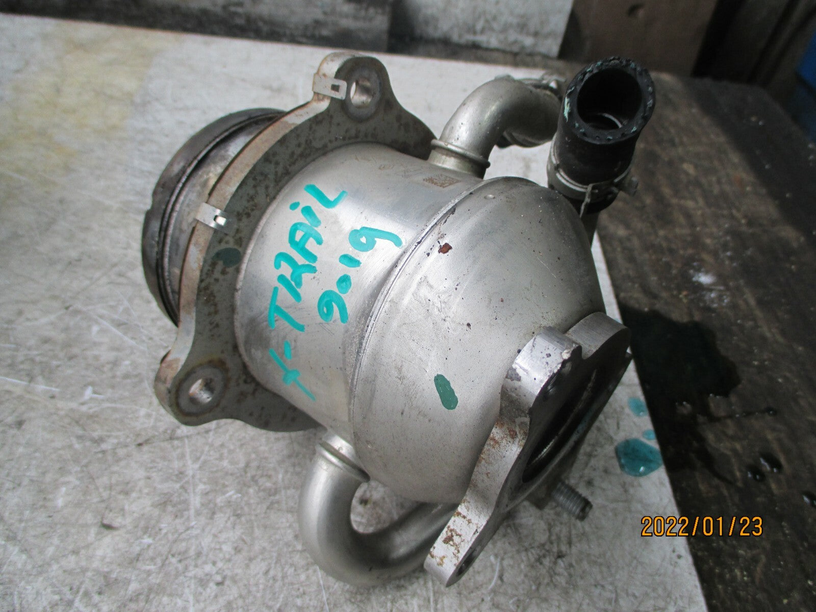 NISSAN X TRAIL 2019 1.7 DIESEL EGR VALVE COOLER 147358604R