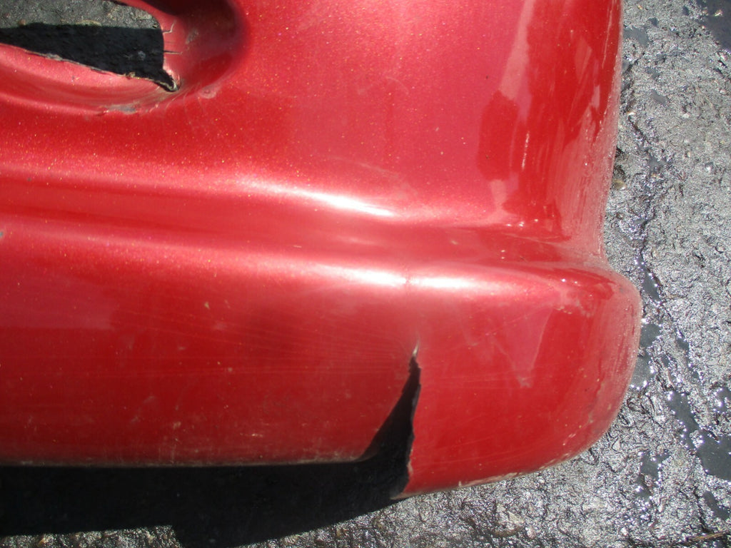 PEUGEOT 206 2007 COMPLETE REAR BACK PLASTIC BUMPER WITH LIGHT IN RED