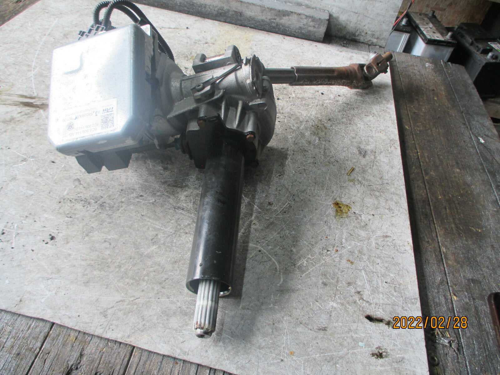 VW VOLKSWAGEN POLO 2017 POWER STEERING COLUMN 6C2423510BF