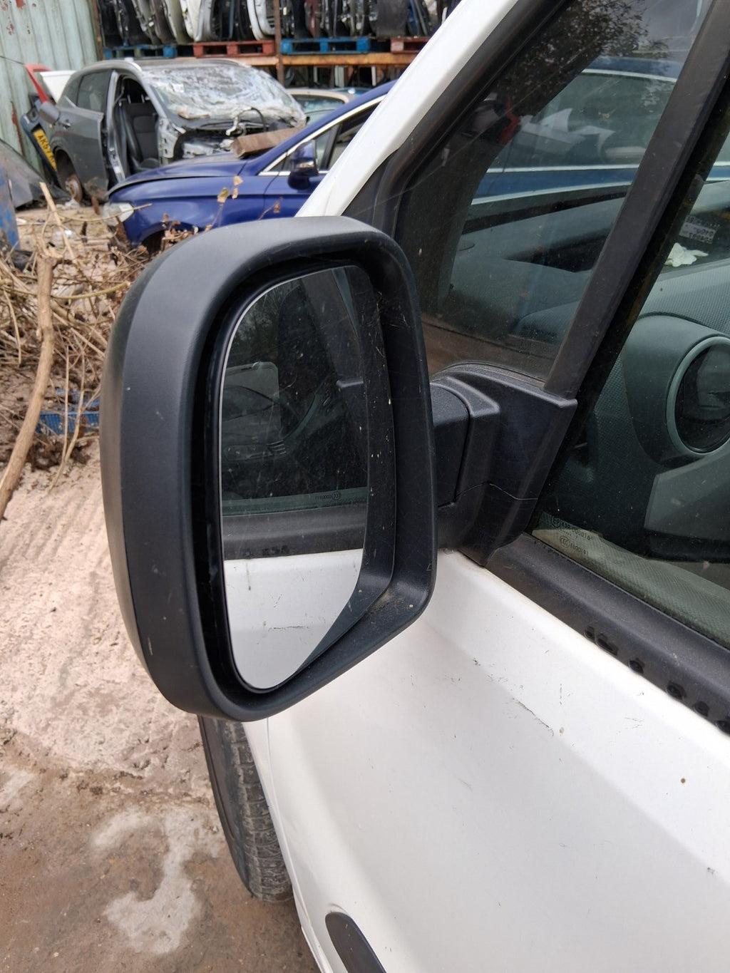 2017 PEUGEOT PARTNER MK2 NSF PASSENGER SIDE FRONT LEFT WING MIRROR BLACK