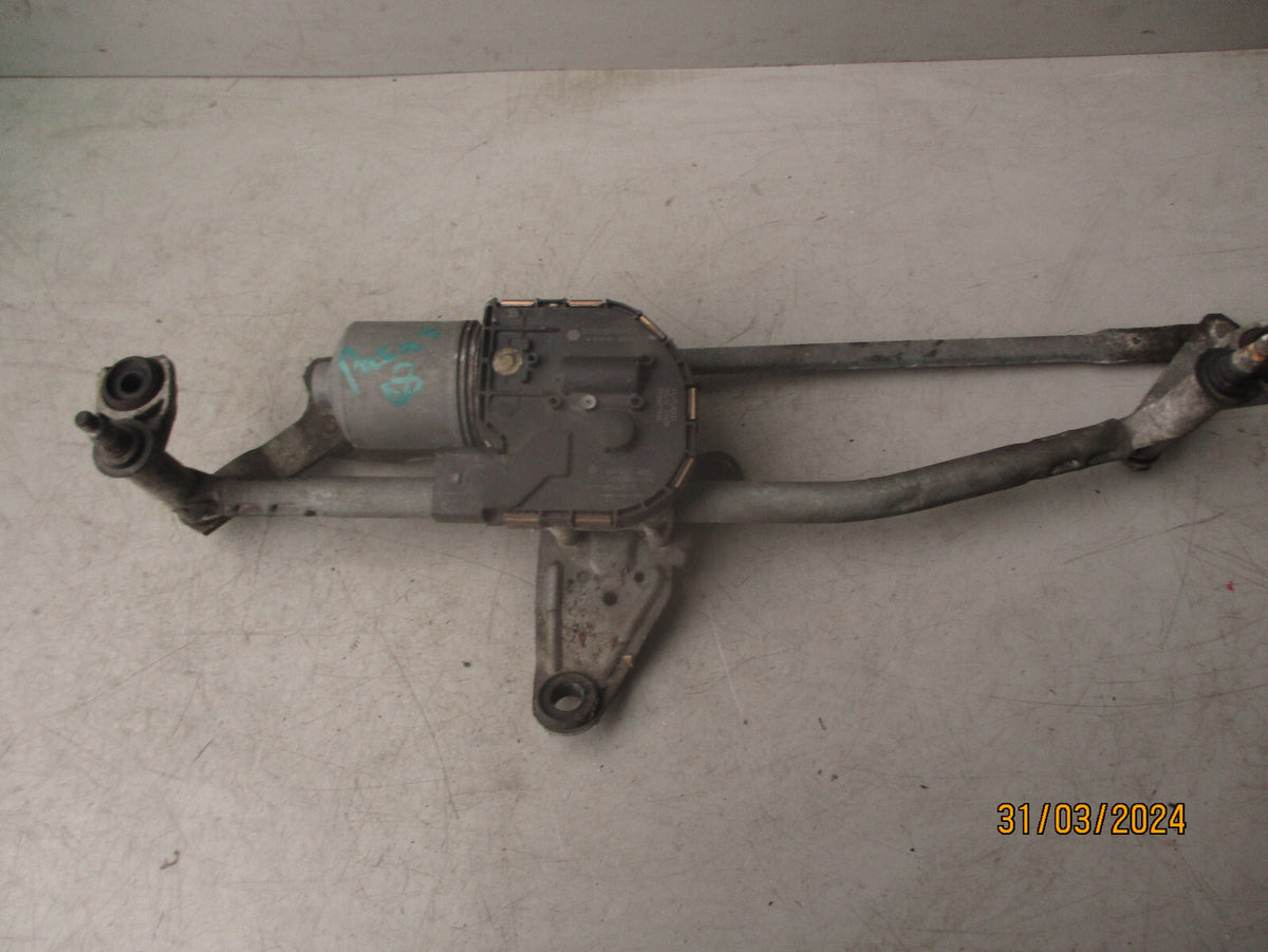2008 VOLKSWAGEN PASSAT 2.0 DIESEL FRONT WIPER MOTOR & LINKAGE 3397020964