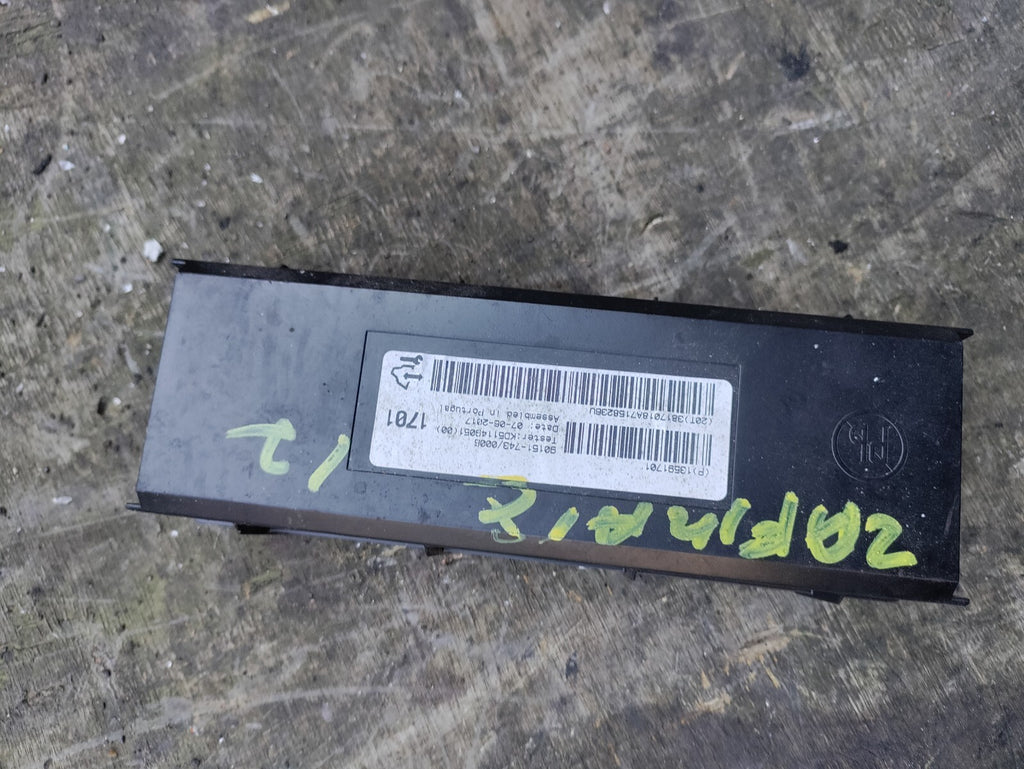 VAUXHALL ZAFIRA C MK3 HEATER CONTROL MODULE 13591701