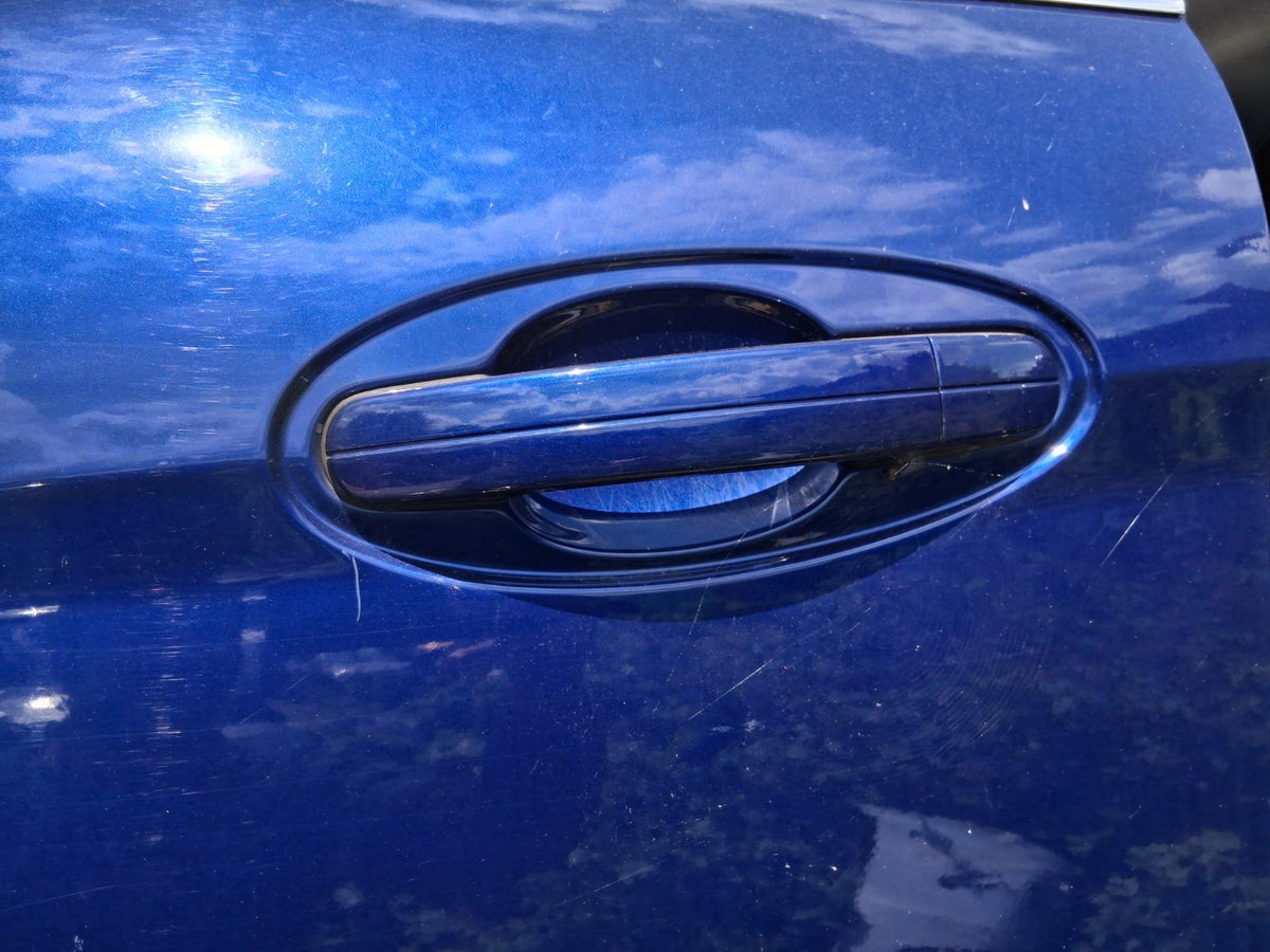 2015 FORD GRAND C MAX MK2 NSF PASSENGER SIDE FRONT EXTERIOR DOOR HANDLE BLUE