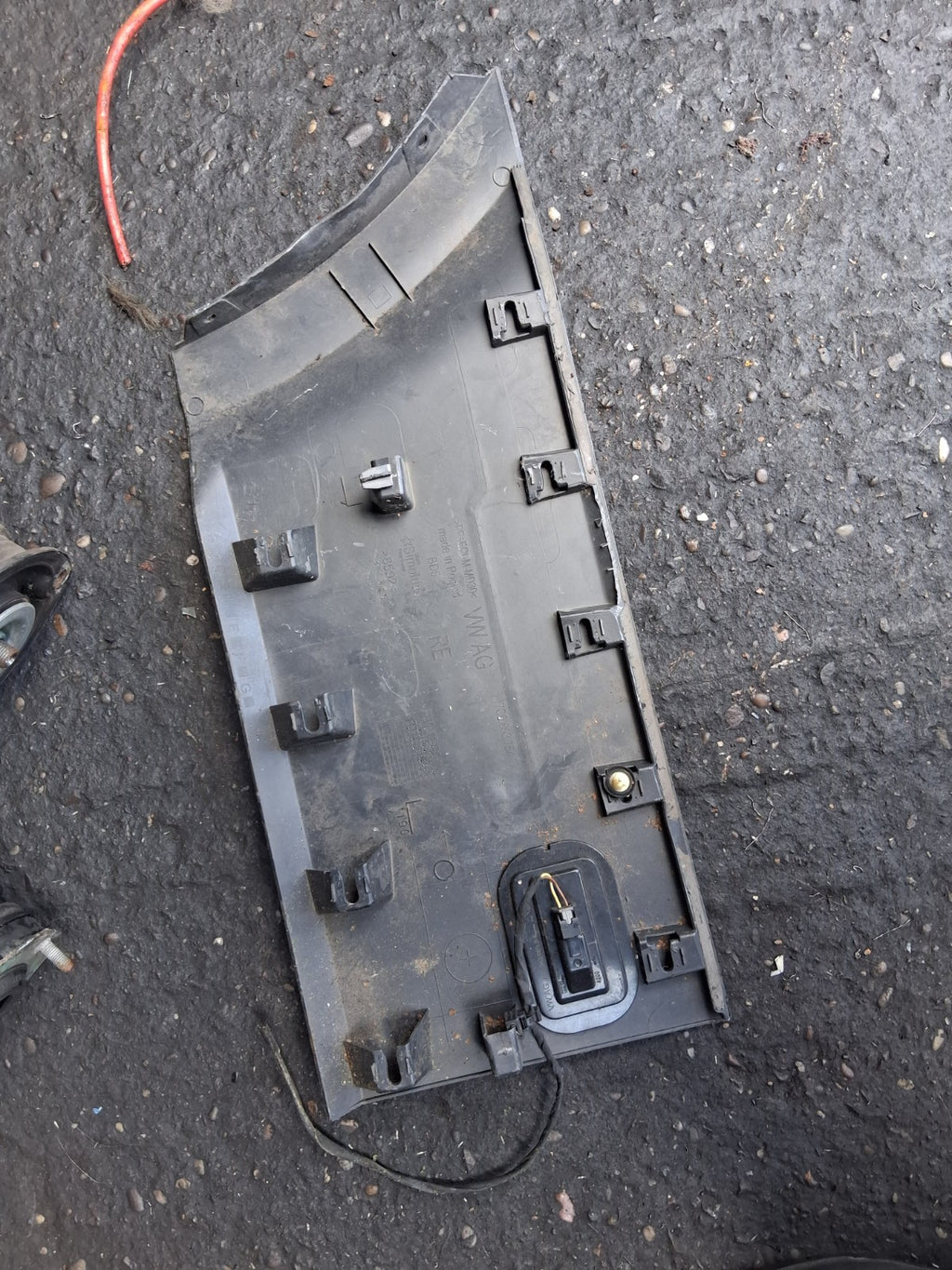 2022 VOLKSWAGEN CRAFTER MK2 OSR DRIVER SIDE REAR RIGHT MOULDING TRIM 7C0853754