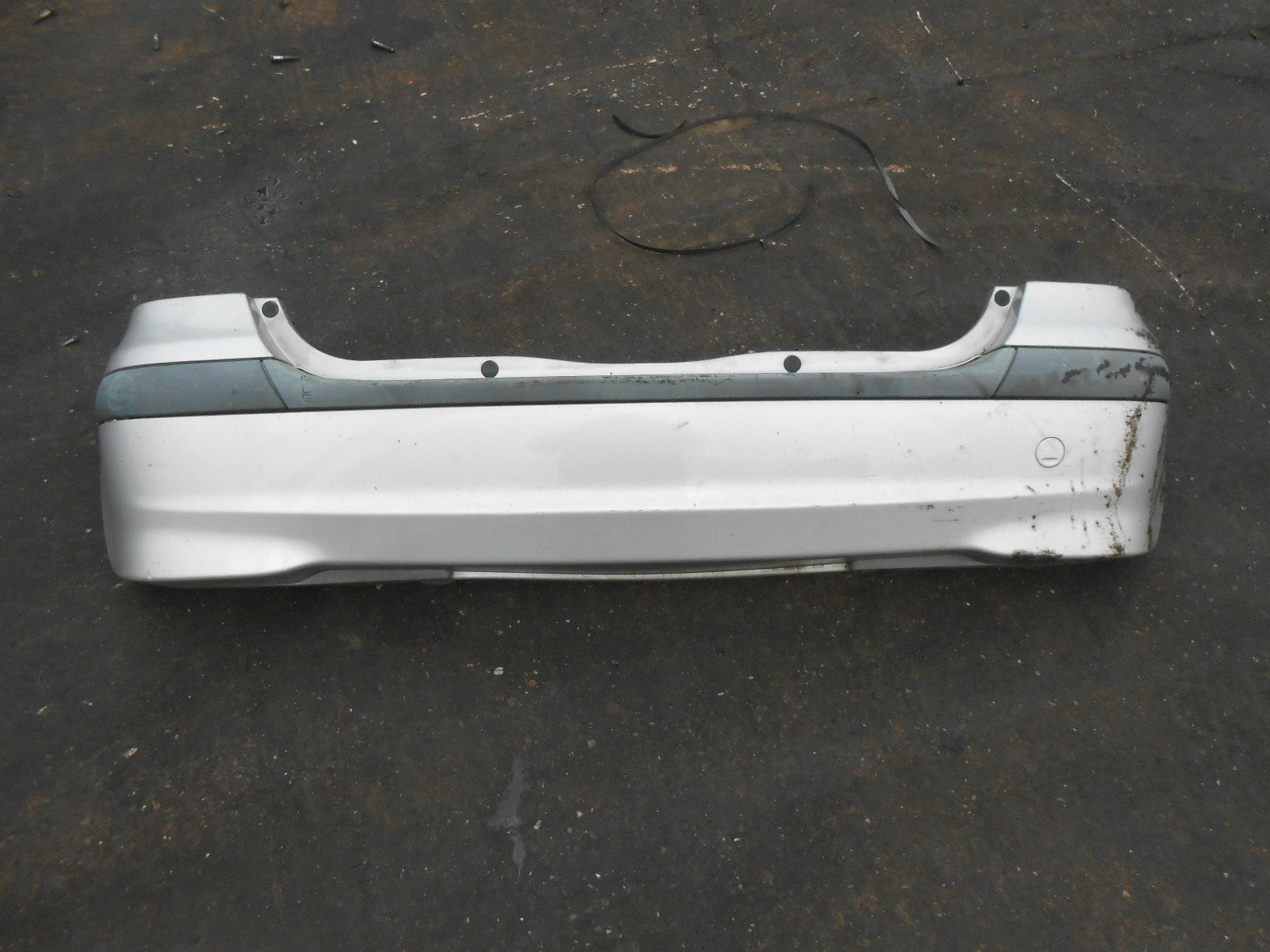 MERCEDES A CLASS W168 2003 REAR BACK PLASTIC BUMPER SILVER