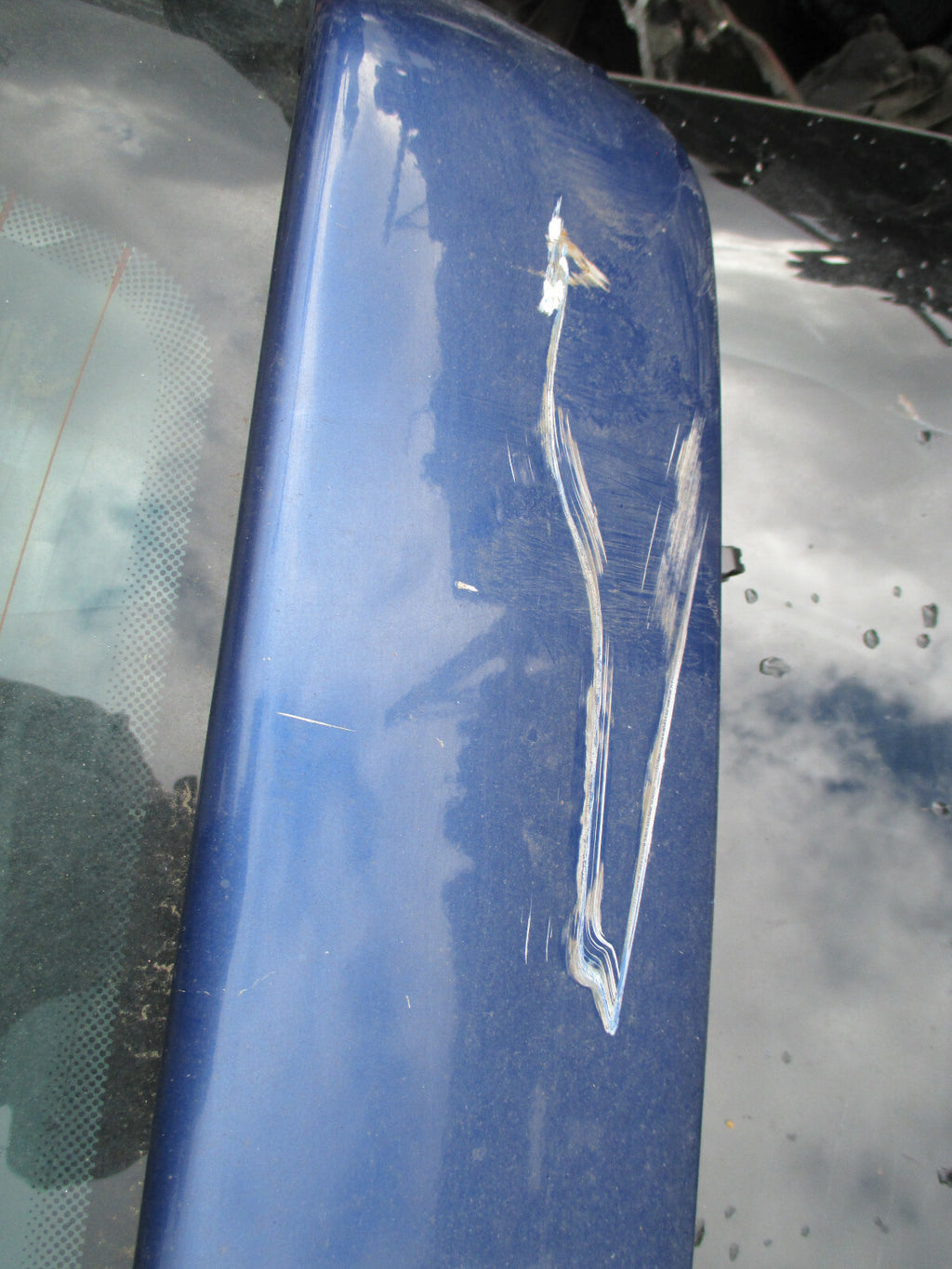 PEUGEOT 406 1996 ESTATE 2.0 DIESEL REAR COMPLETE TAILGATE BOOTLID BLUE