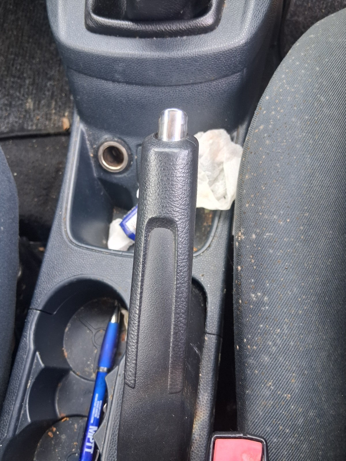 2012 FORD FIESTA MK7 MANUAL HANDBRAKE LEVER MECHANISM