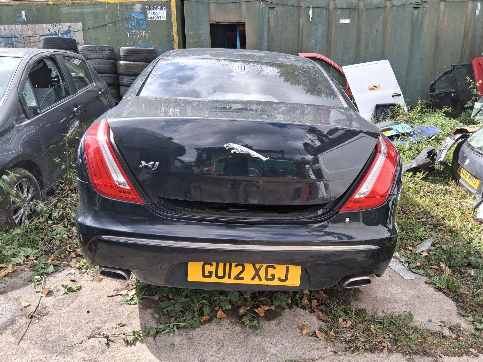 2012 JAGUAR XJ X351 COMPLETE REAR TAILGATE BOOTLID MIDNIGHT BLACK MET PEF