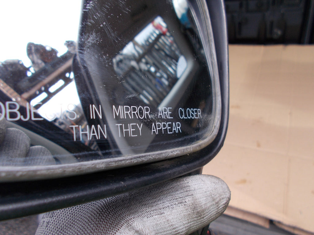 2002 DAEWOO MATIZ NS PASSENGER SIDE MANUAL WING MIRROR E13010140 BLACK