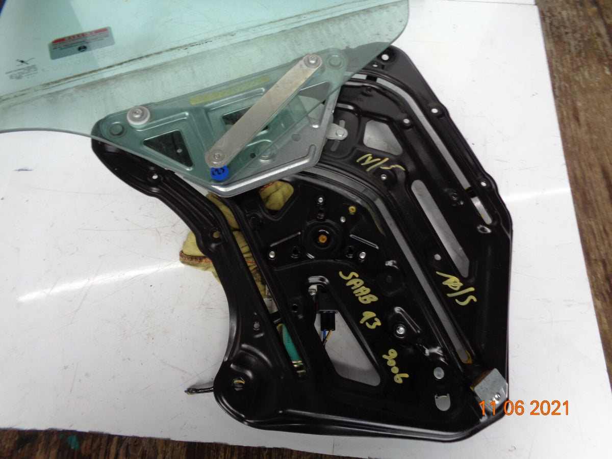 SAAB 93 9-3 CONVERTIBLE 2006 NSR PASSENGER REAR WINDOW GLASS REGULATOR MOTOR