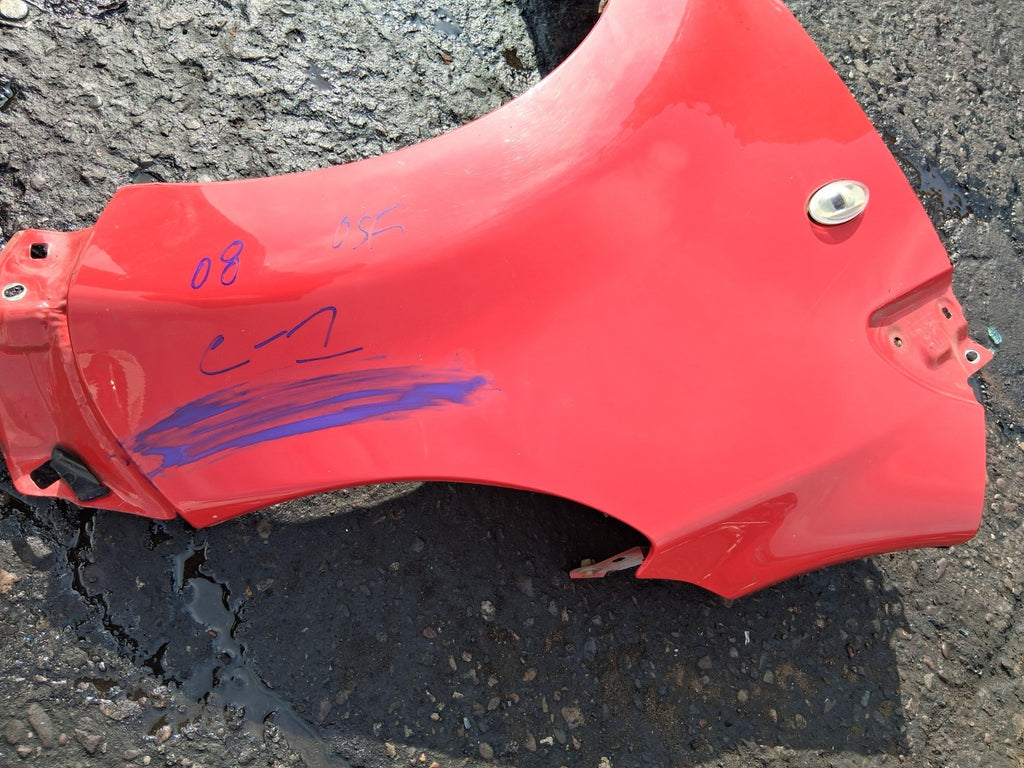 2008 CITROEN C1 MK1 OSF DRIVER SIDE FRONT WING PANEL RED