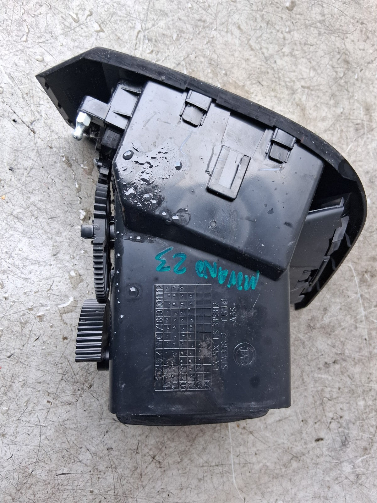 2023 VAUXHALL MOVANO C MK3 CENTRE DASH NS PASSENGER SIDE LEFT AIR VENT 385812