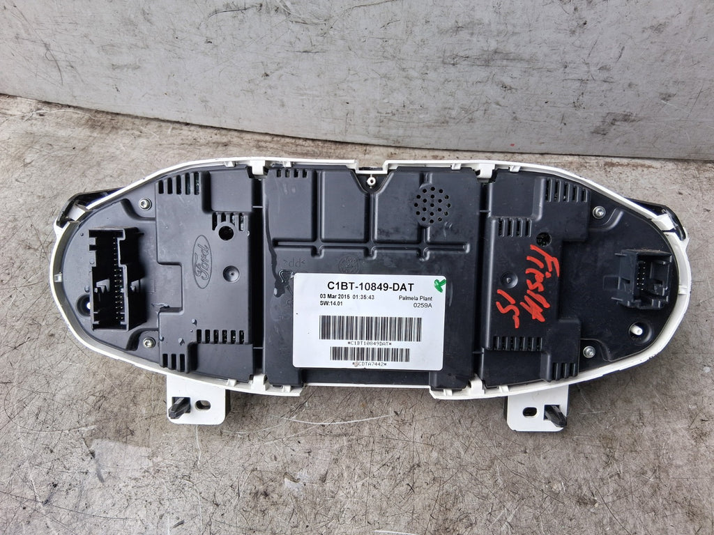 FORD FIESTA MK7 2015 1.5 DIESEL TDCI SPEEDO INSTRUMENT CLUSTER C1BT10849DAT