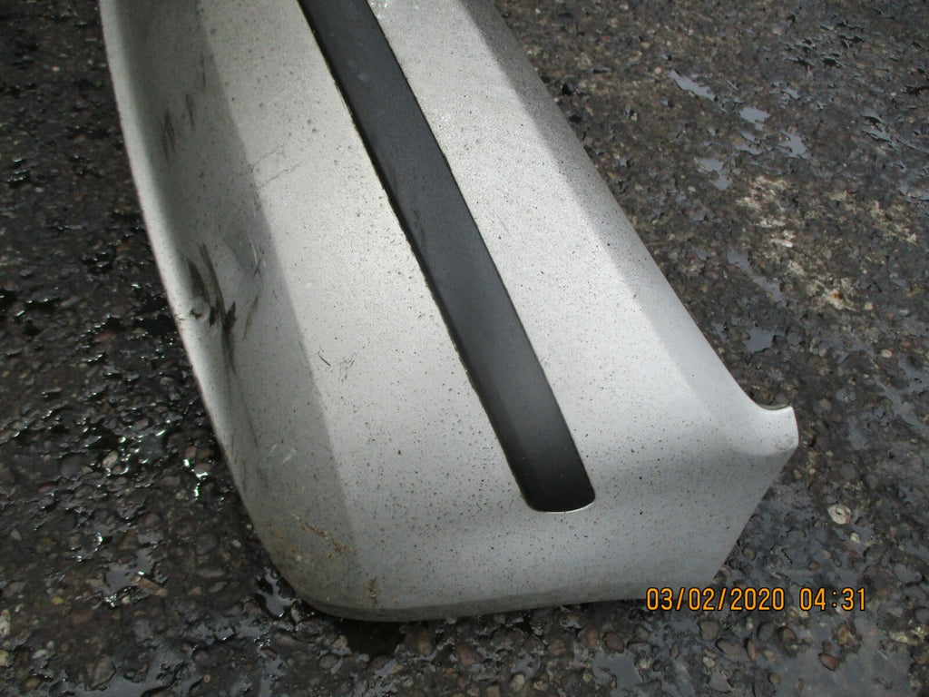 SKODA FABIA 6Y 2006 COMPLETE REAR BACK PLASTIC BUMPER SILVER GREY