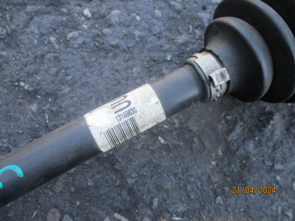 VAUXHALL CORSA E 2019 1.4 PETROL MANUAL NS PASSENGER SIDE DRIVESHAFT 13149830