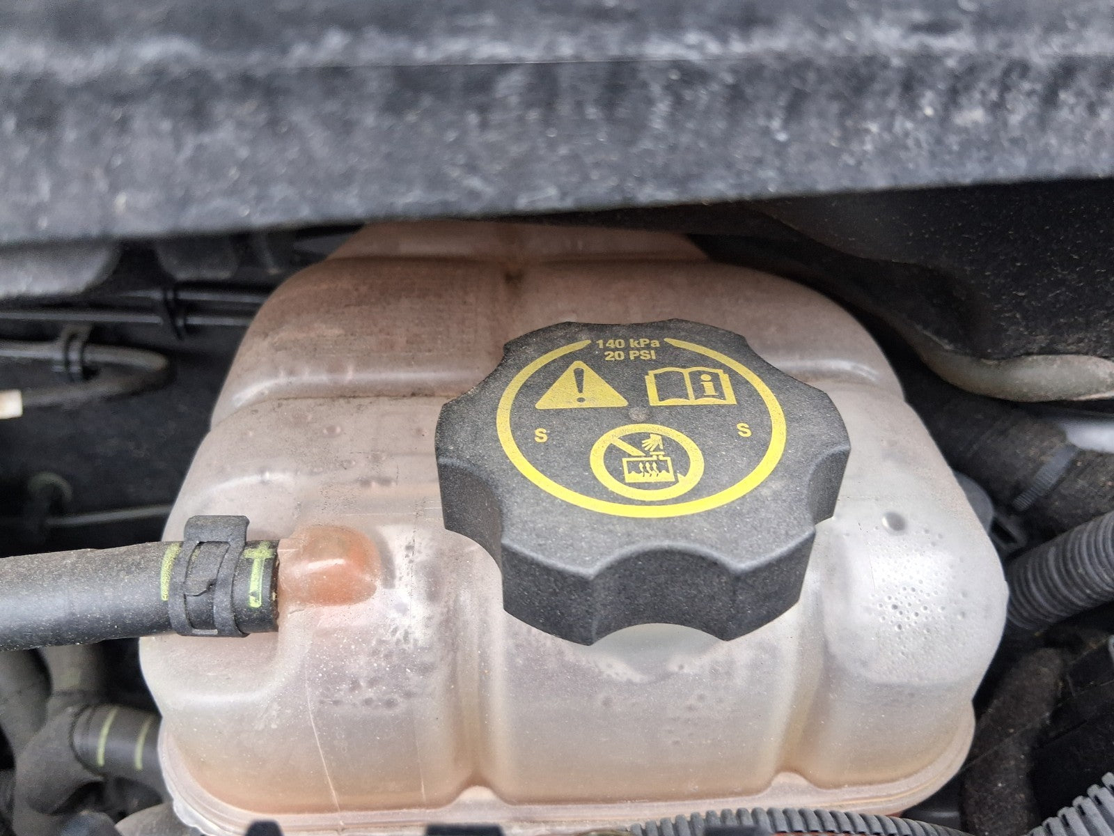 2017 VAUXHALL MERIVA B MK2 1.4 PETROL WATER EXPANSION COOLANT OVERFLOW TANK