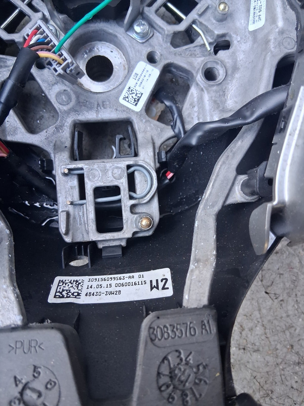 2016 NISSAN NOTE STEERING WHEEL