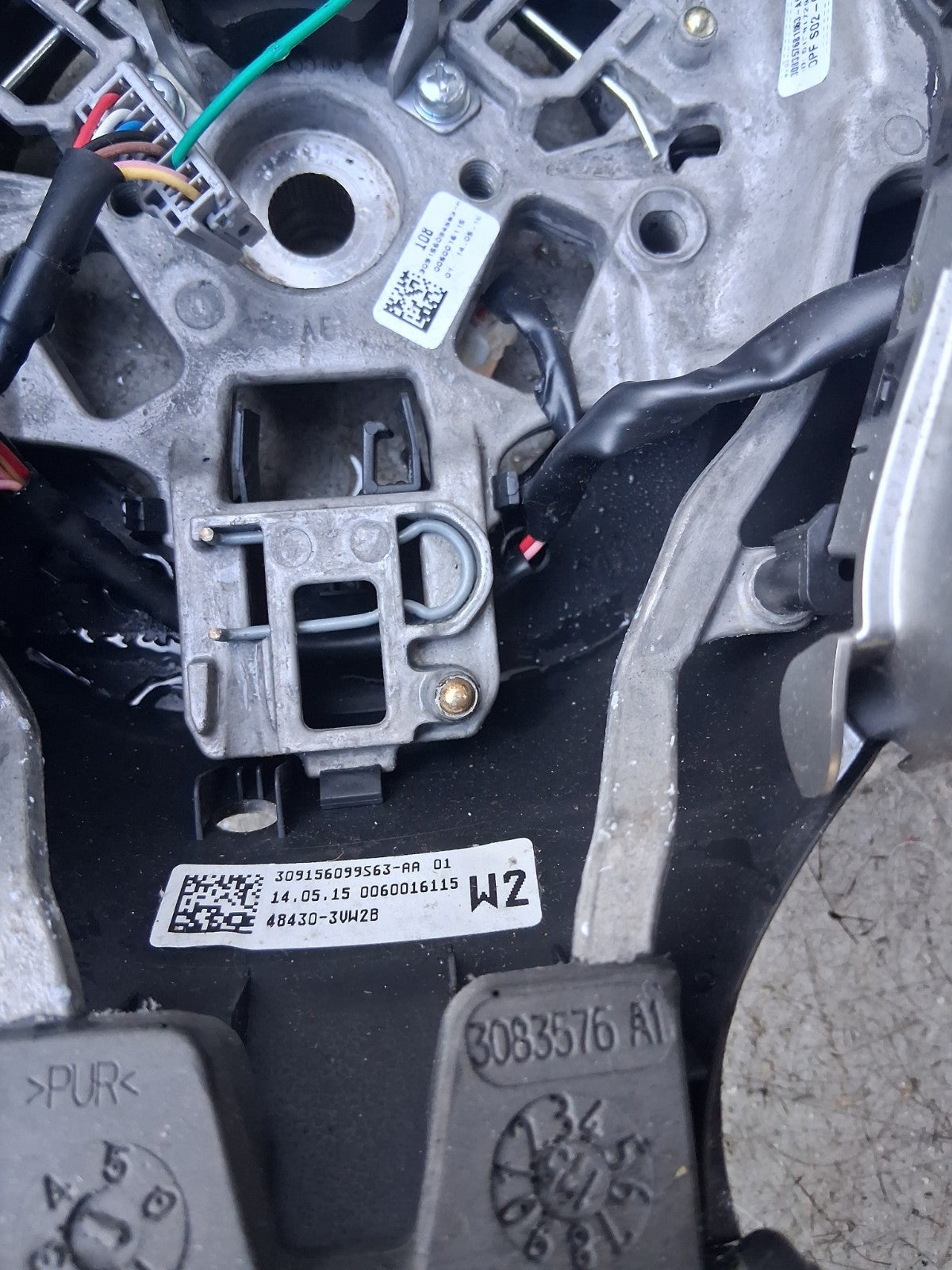 2016 NISSAN NOTE STEERING WHEEL