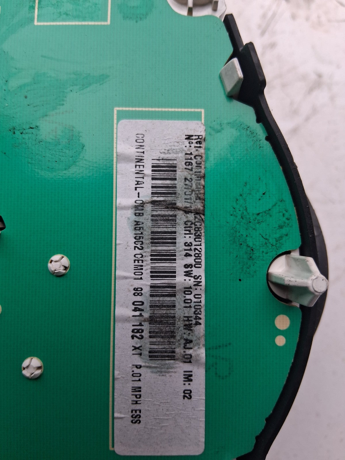 CITROEN C3 2010 SPEEDOMETER INSTRUMENT CLUSTER A2C53385740