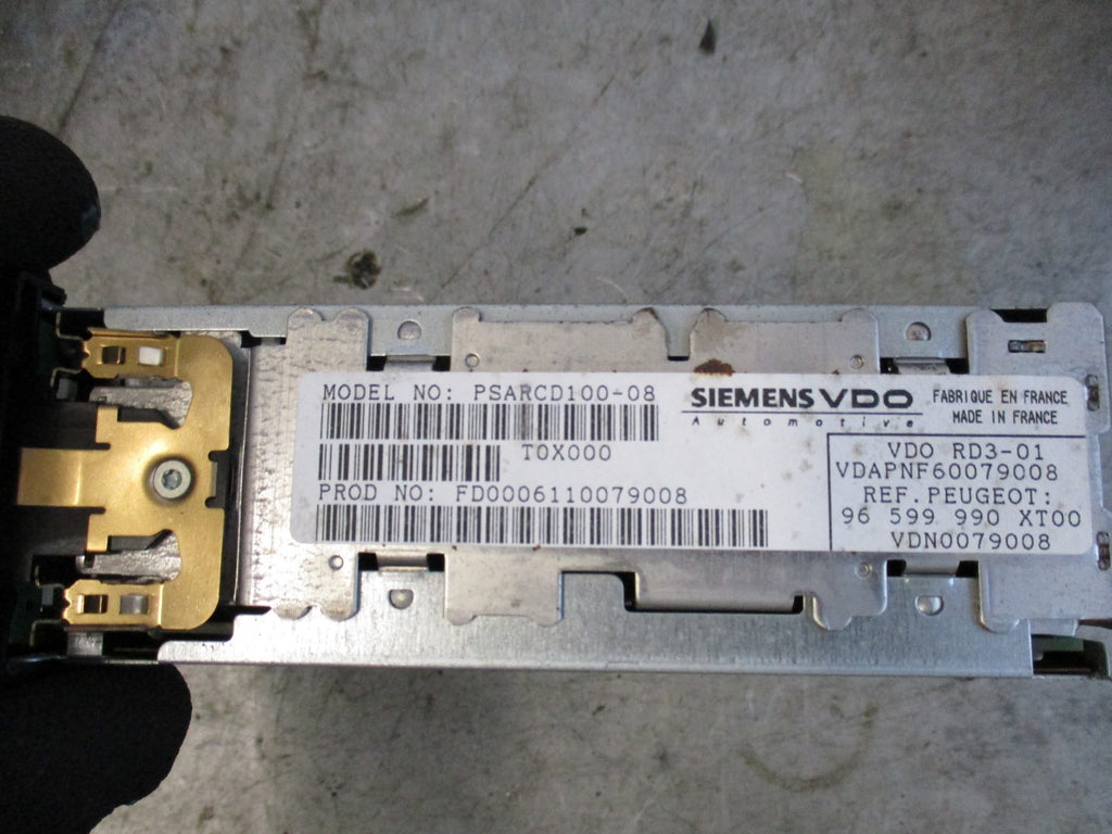 PEUGEOT 1007 KM MK1 CD PLAYER STEREO 96599990