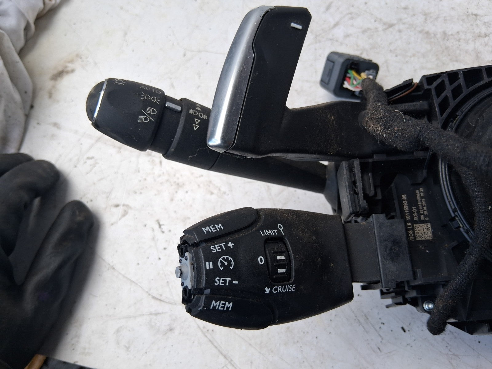 2019 PEUGEOT 5008 MK2 INDICATOR WIPER COMBINATION SWITCH STALK SQUIB 98312547ZD
