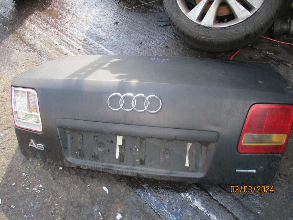 AUDI A8 D3 4E 2008 SALOON REAR COMPLETE TAILGATE BOOTLID MATT BLACK