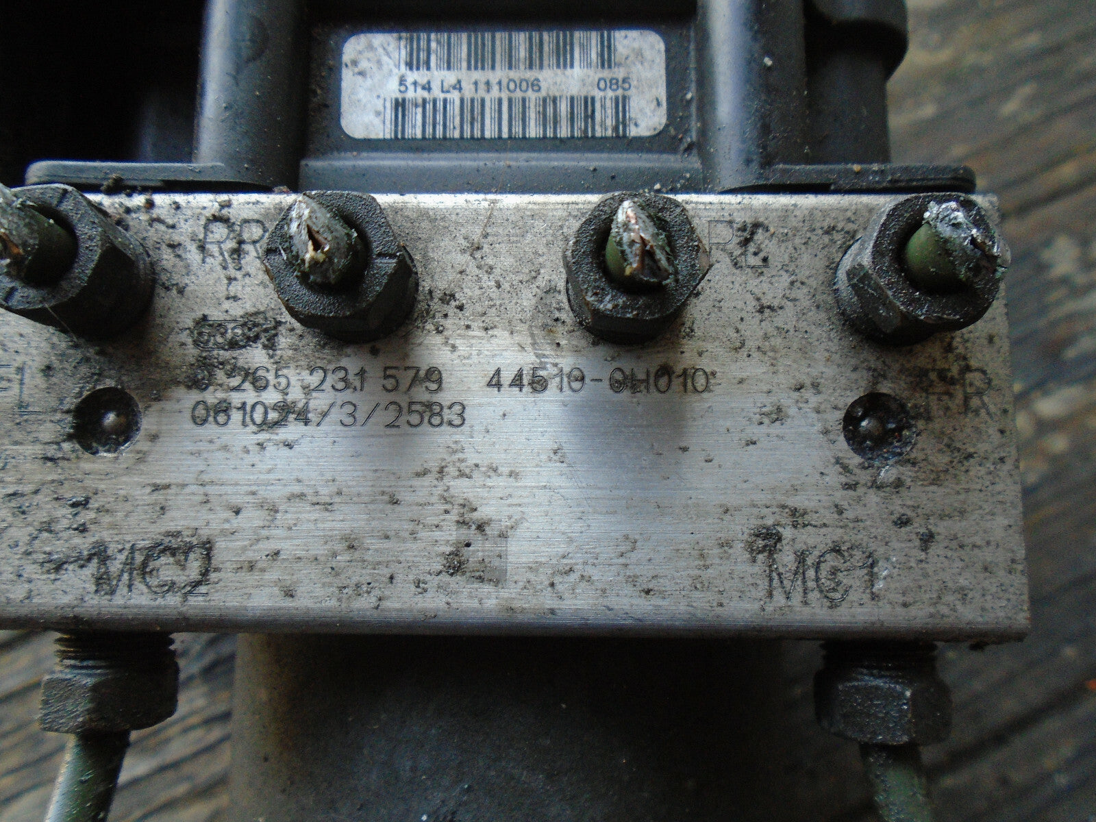 PEUGEOT 107 2007 1.0 PETROL ABS PUMP & MODULE 445100H010