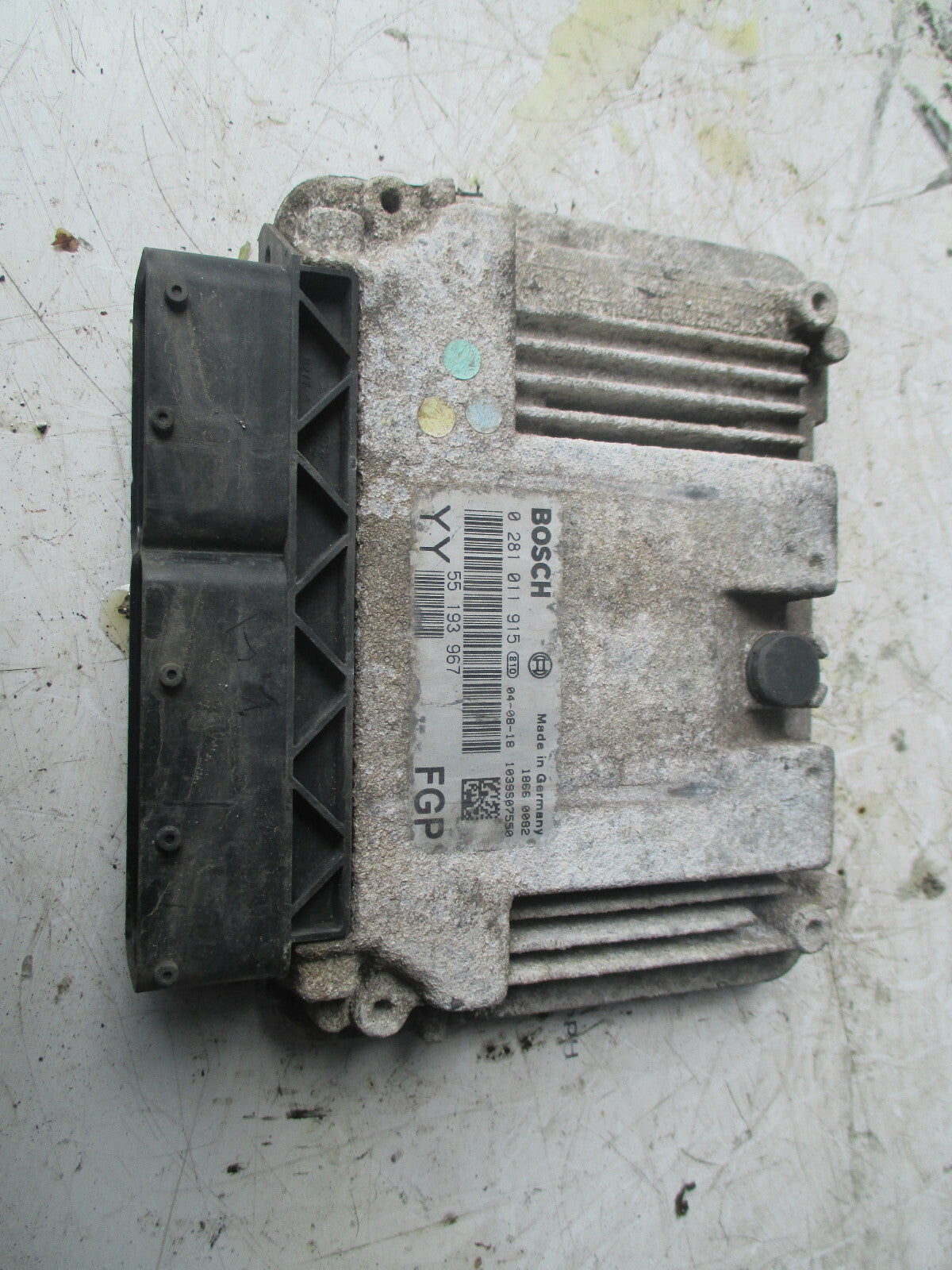 VAUXHALL VECTRA C 2005 1.9 DIESEL ECU ENGINE CONTROL MODULE UNIT 55193967