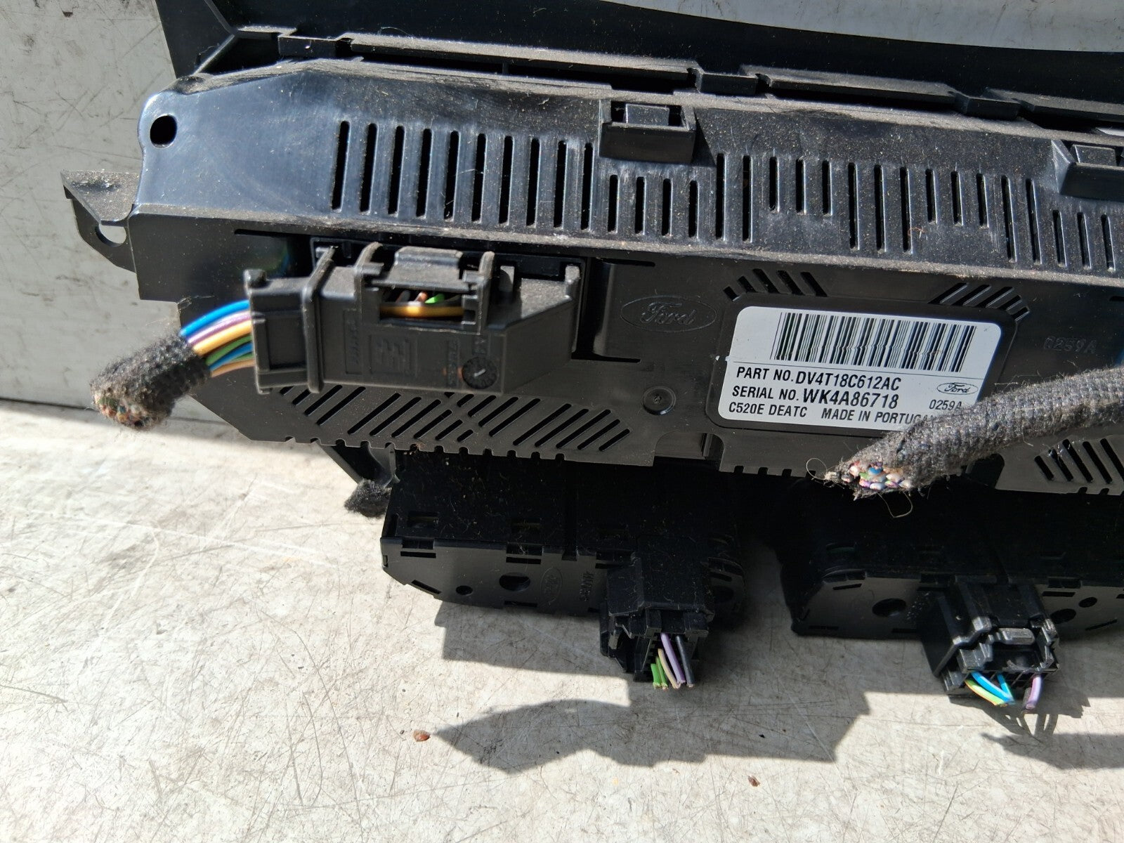 2013 FORD KUGA MK2 AC HEATER CLIMATE CONTROL SWITCH PANEL DV4T18C612AC