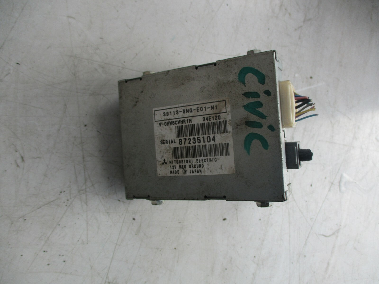 HONDA CIVIC MK8 2006 RADIO RECEIVER CONTROL MODULE 39113SMGE01M1