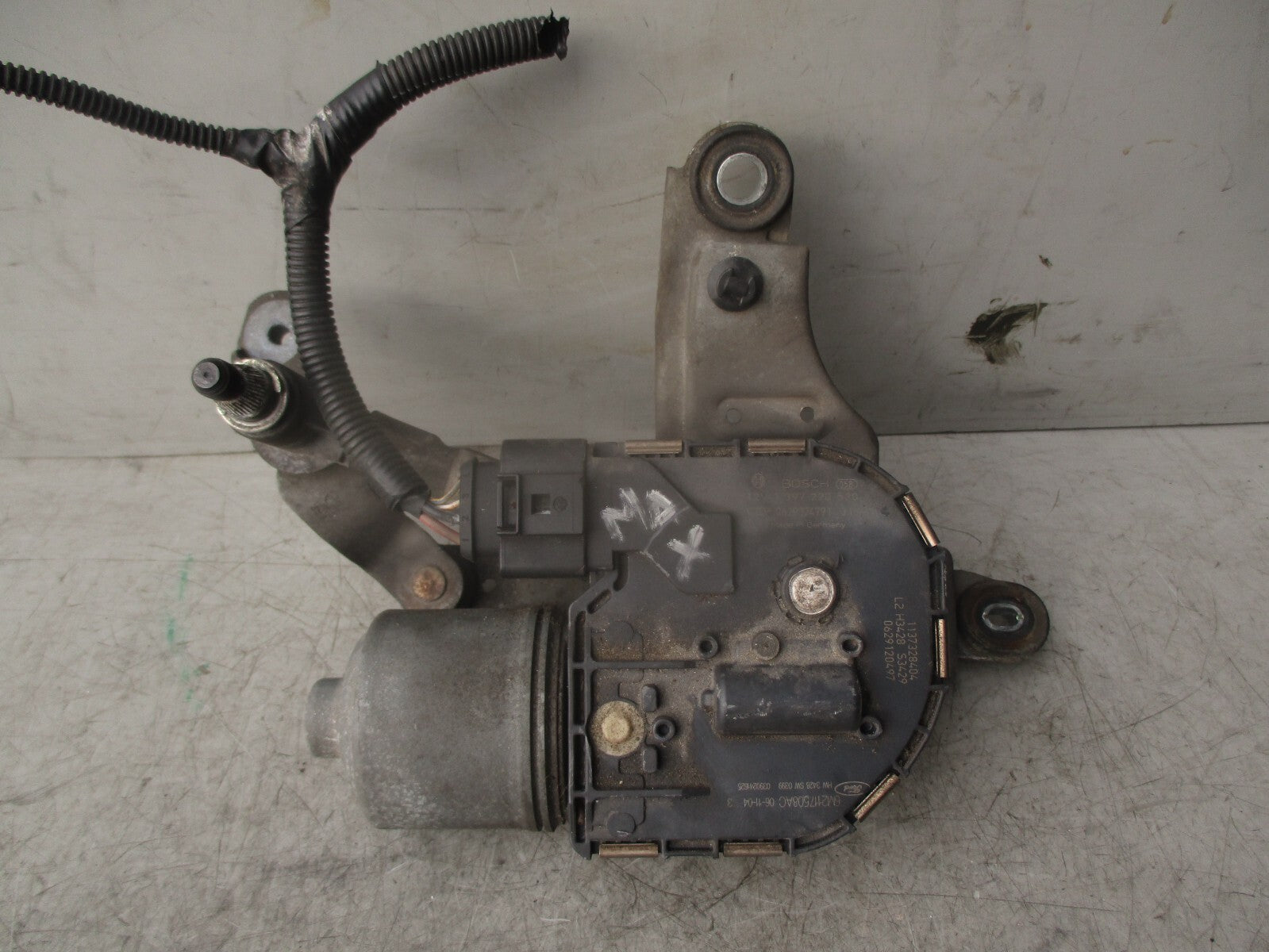 2007 FORD S MAX NS PASSENGER FRONT WINDSCREEN WIPER MOTOR 6M2117508AC