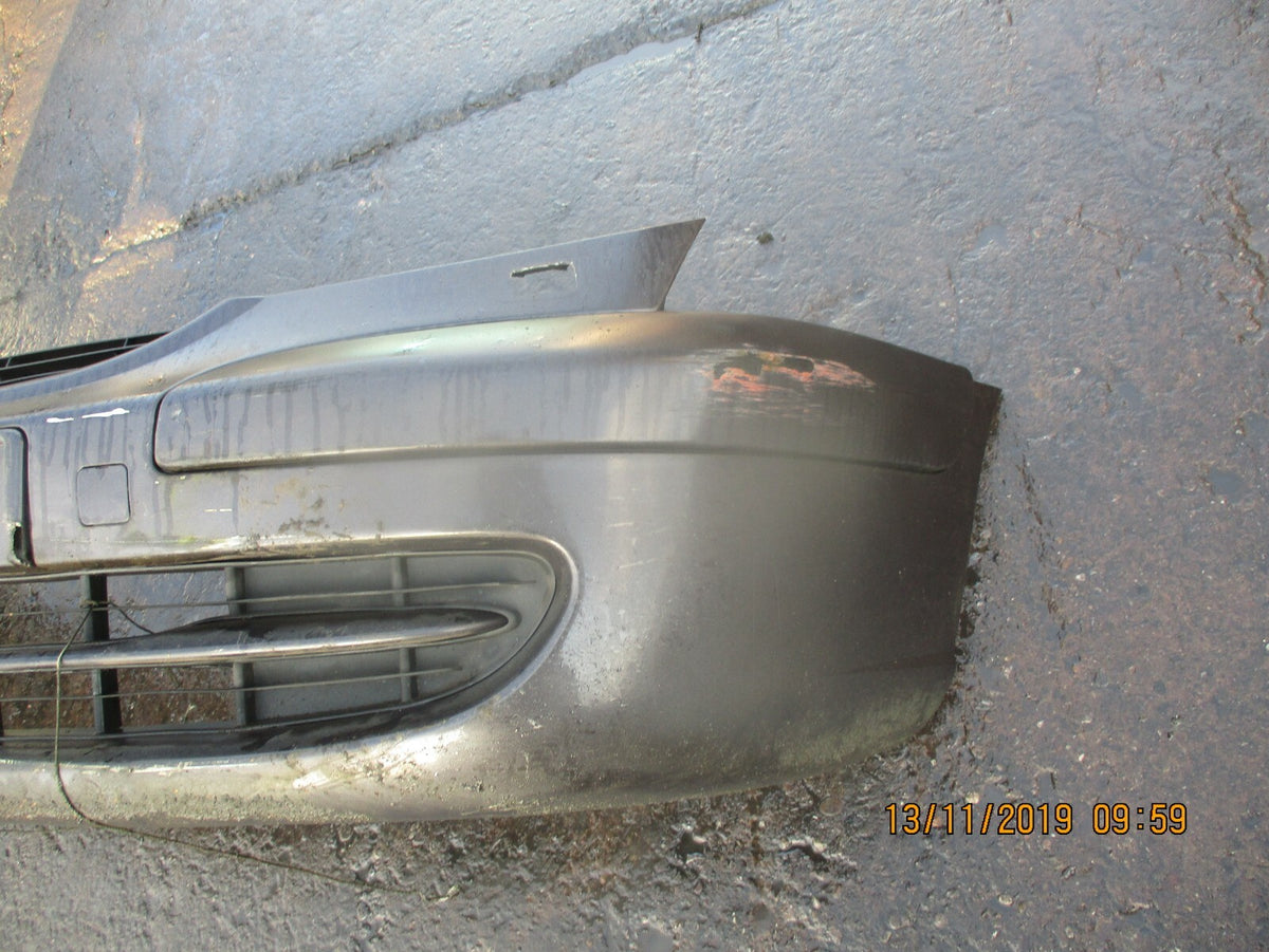 CITROEN C8 2004 COMPLETE FRONT PLASTIC BUMPER WITH CENTRE GRILL IN BLACK