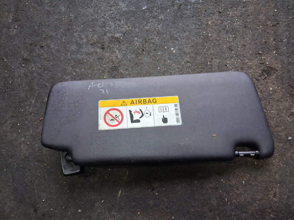 2021 MERCEDES A CLASS V177 NSF PASSENGER SIDE FRONT LEFT SUN VISOR SHADE