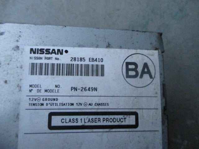 2006 NISSAN PATHFINDER R51 CD RADIO MEDIA PLAYER HEAD UNIT 28185EB410