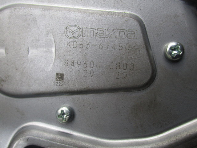 2013 MAZDA CX5 MK1 REAR WINDSCREEN WIPER MOTOR KD5367450