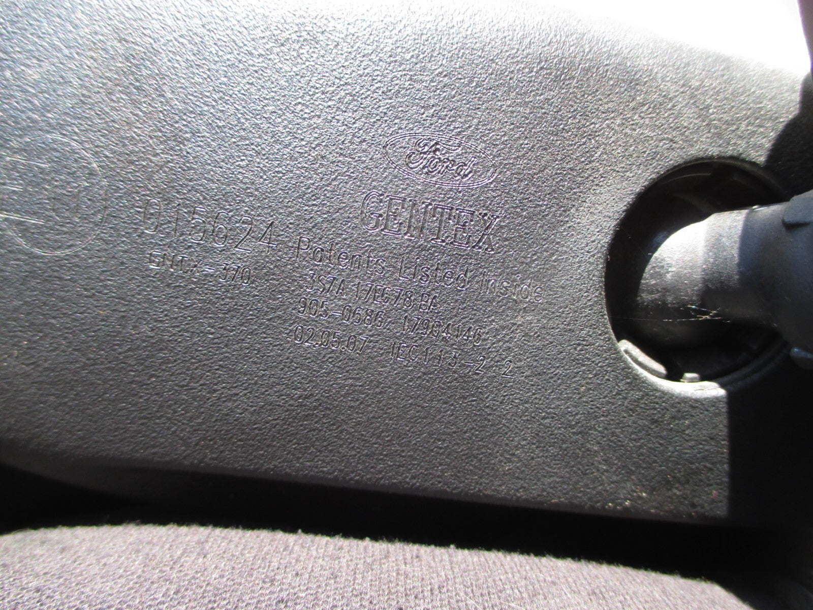 FORD S MAX S-MAX 2007 INTERIOR ROOF RVM REAR VIEW MIRROR 3S7A17E678BA