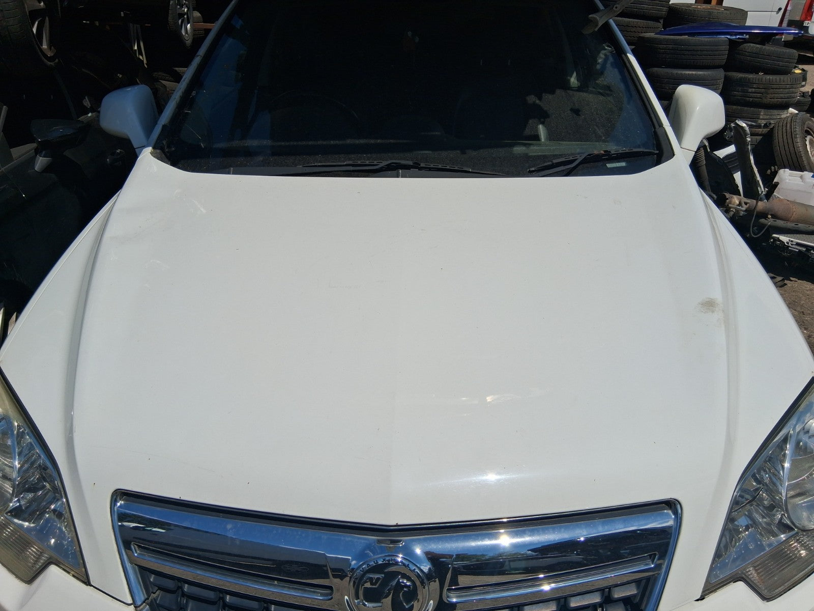 2015 VAUXHALL ANTARA MK1 FRONT BONNET HOOD PANEL WHITE