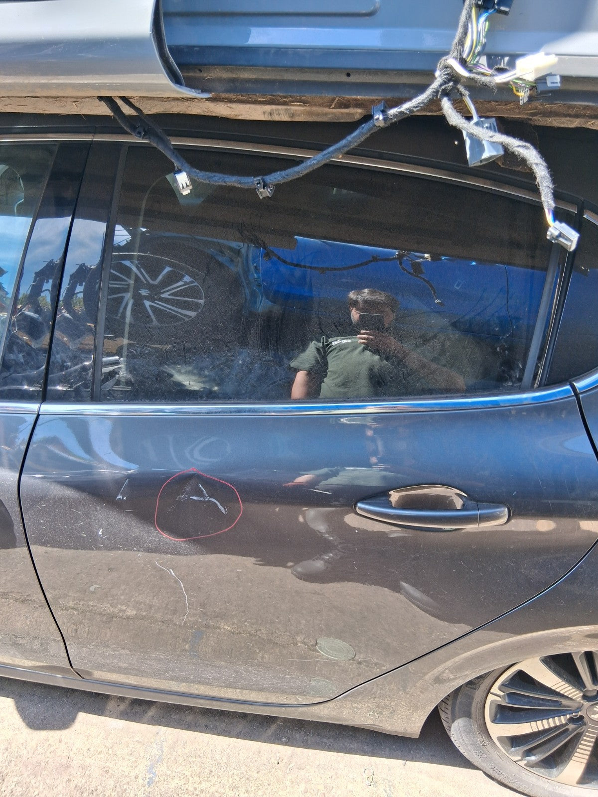 2019 PEUGEOT 208 MK1 NSR PASSENGER SIDE REAR LEFT BARE DOOR GREY
