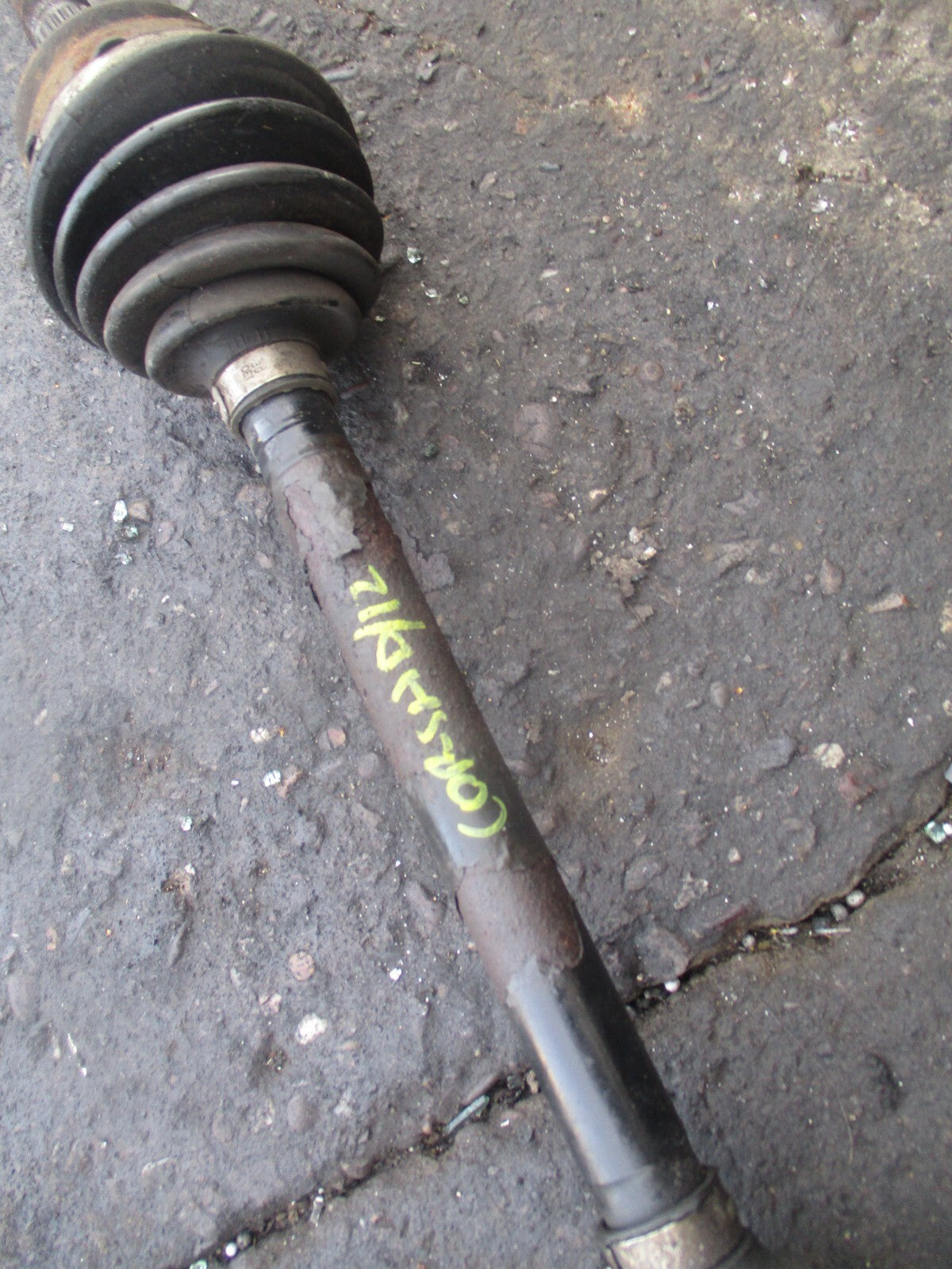 2012 VAUXHALL CORSA D 1.3 DIESEL MANUAL NSF PASSENGER SIDE FRONT DRIVESHAFT