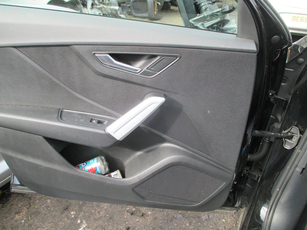 AUDI Q2 MK1 2020 NSF PASSENGER SIDE FRONT PLASTIC DOOR CARD PANEL ONLY